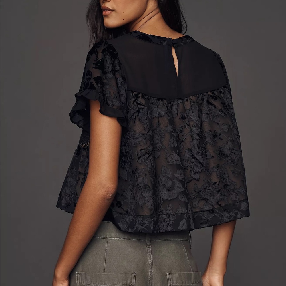 Velvet burn out swing top - Picture 4 of 5